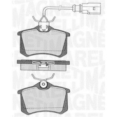 363916060259 MAGNETI MARELLI Комплект гальмівних колодок дисковий гальм