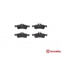 P 28 070 BREMBO Комплект гальмівних колодок дисковий гальм