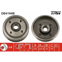 DB4194B TRW Гальмівний барабан