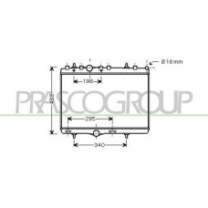 CI304R007 PRASCO Радіатор охолодження двигуна