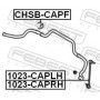 1023-CAPLH FEBEST Тяга стійка стабілізатор
