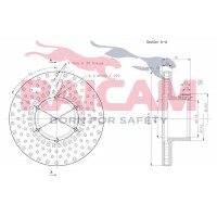 RD01154 RAICAM Гальмівний диск