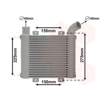 82004225 VAN WEZEL Интеркулер