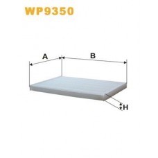 WP9350 WIX FILTERS Фільтр повітря у внутрішньому просторі