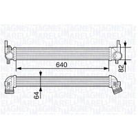 351319202410 MAGNETI MARELLI Интеркулер