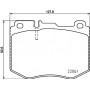 8DB 355 021-671 HELLA PAGID Комплект гальмівних колодок дисковий гальм