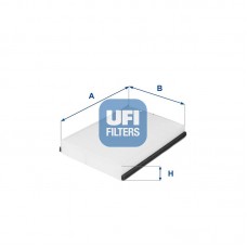 53.211.00 UFI Фільтр повітря у внутрішньому просторі