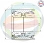 70-160029 MULTIPARTS Комплект підшипника ступиці колеса
