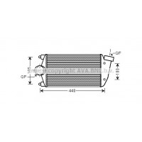 PR4068 AVA QUALITY COOLING Интеркулер