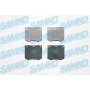 5SP126 SAMKO Комплект гальмівних колодок дисковий гальм
