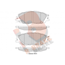RB2387 R BRAKE КомплеК т гальмівних колодок, дискове гальмо