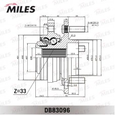 DB83096 MILES Комплект підшипника ступиці колеса