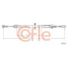 1171.7 COFLE Тросик, cтояночный тормоз