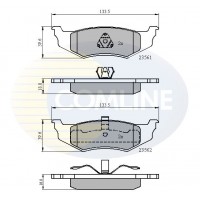 CBP01100 COMLINE КомплеК т гальмівних колодок, дискове гальмо
