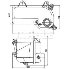 WG2184346 WILMINK GROUP Компенсаційний бак охолоджувальна рідина