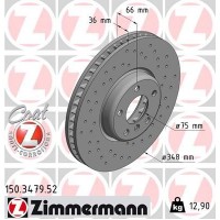 150.3479.52 ZIMMERMANN Гальмівний диск