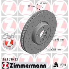 150.3479.52 ZIMMERMANN Гальмівний диск
