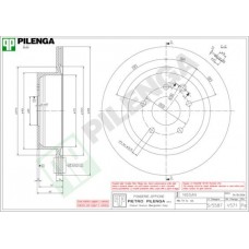 V571 PILENGA Гальмівний диск