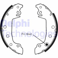 LS1142 DELPHI Комплект гальмівних колодок