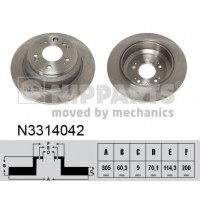 N3314042 NIPPARTS Гальмівний диск