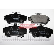DBP1384 DYNAMATRIX Комплект гальмівних колодок дисковий гальм