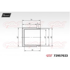 72957023 MAXTECH Поршень корпус скоби гальма