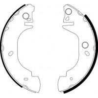 8DB 355 001-611 HELLA PAGID Комплект гальмівних колодок