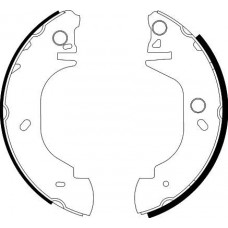 8DB 355 001-611 HELLA PAGID Комплект гальмівних колодок