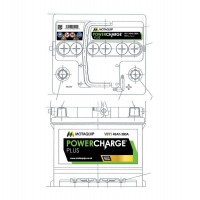 VBY1 MOTAQUIP Стартерна акумуляторна батарея