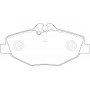 FP1237E FIT Комплект гальмівних колодок дисковий гальм