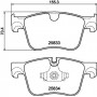 8DB 355 020-981 HELLA PAGID Комплект гальмівних колодок дисковий гальм