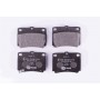 8DB 355 009-501 HELLA PAGID Комплект гальмівних колодок дисковий гальм