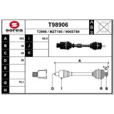 T98906 EAI Привідний вал
