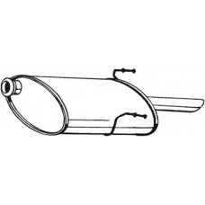 190-289 BOSAL Глушник вихлопних газів кінцевий