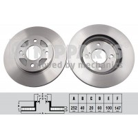 N3308033 NIPPARTS Гальмівний диск