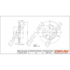 DP1010.11.0415 Dr!ve+ Гальмівний диск
