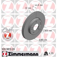 320.3813.20 ZIMMERMANN Гальмівний диск