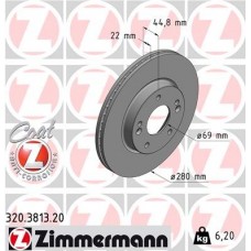 320.3813.20 ZIMMERMANN Гальмівний диск