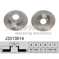 J3313014 NIPPARTS Гальмівний диск