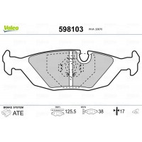 598103 VALEO КомплеК т гальмівних колодок, дискове гальмо