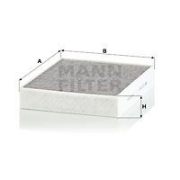 CUK 25 001 MANN-FILTER Фільтр повітря у внутрішньому просторі