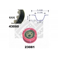 73081 MAPCO Комплект ременя ГРМ