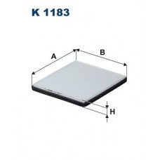 Фільтр повітря у внутрішньому просторі FILTRON K 1183