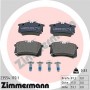 23554.170.1 ZIMMERMANN КомплеК т гальмівних колодок, дискове гальмо