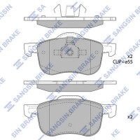 SP2122 Hi-Q Комплект гальмівних колодок дисковий гальм