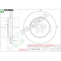 V389 PILENGA Гальмівний диск