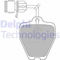 LP1463 DELPHI Комплект гальмівних колодок дисковий гальм