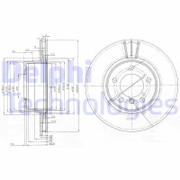 BG3870 DELPHI Гальмівний диск