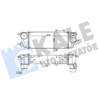 352485 KALE OTO RADYATÖR Интеркулер