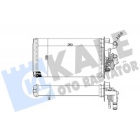 116600 KALE OTO RADYATÖR Теплообмінник обігрів салону